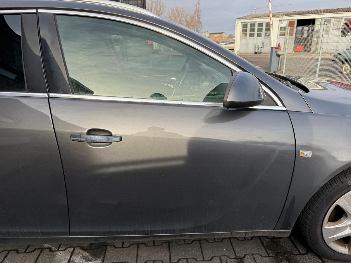 Opel Insignia A original Tür vorn rechts Z177 Karbongrau Metallic Rohbau BJ11